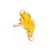 Adjustable Golden Ring With Butterscotch Amber Stone The Rialto, Ring Size: Adjustable, image 