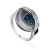 Stylish Silver Topaz Ring, Ring Size: 7 / 17.5, image 