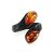 Safari Style Leather Amber Ring The Nefertiti Collection, Ring Size: Adjustable, image 