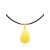 Ethnic Style Amber Pendant Necklace, Length: 40, image 