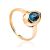 Chic Gold Topaz Ring, Ring Size: 8 / 18, image 