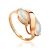 Stylish Gold Opal Ring, Ring Size: 8.5 / 18.5, image 