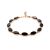 GILDED SILVER AMBER LINK BRACELET THE MONACO, Length: 17, image 