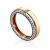 Statement Bicolor Gold Crystal Band Ring, Ring Size: 7 / 17.5, image 
