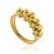Gilded Silver Beaded Ring The Sparkling, Ring Size: 6.5 / 17, image 