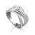 Sleek Silver Ring, Ring Size: 8 / 18, image 