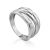 Sleek Silver Ring, Ring Size: 8 / 18, image 