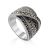 Silver Marcasite Wide Band Ring The Lace, Ring Size: 7 / 17.5, image 