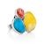 Flamboyant Multi Stone Cocktail Ring The Bella Terra, Ring Size: Adjustable, image 