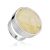 Statement Amber Ring The Palazzo, Ring Size: Adjustable, image 