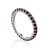 Shimmering Garnet Infinity Ring, Ring Size: 9 / 19, image 