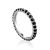 Dark Crystal Infinity Ring, Ring Size: 7 / 17.5, image 
