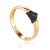 Shimmering Black Diamond Ring, Ring Size: 6.5 / 17, image 