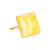 Geometric Amber Ring In Gold, Ring Size: 5.5 / 16, image 