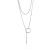 Two-Layered Chain Necklace The ICONIC, Length: 45, image 