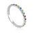 Refined Multicolor Enamel Ring "Kaleidoscope", Ring Size: 8.5 / 18.5, image 