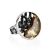 Adjustable Amber Ring In Sterling Silver The Lava, Ring Size: Adjustable, image 