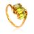 Trendy Green Chrysolite Ring, Ring Size: 8.5 / 18.5, image 