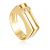 Bold Ring With Crystals, Ring Size: 8.5 / 18.5, image 