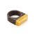 Handmade Wenge Wood Ring With Honey Amber The Indonesia, Ring Size: 6.5 / 17, image 