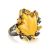 Bold Adjustable Ring In Sterling Silver The Canada, Ring Size: Adjustable, image 