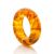 Mat Amber Band Ring The Magma, image 