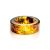 Bright Lemon Amber Band Ring The Magma, image 