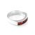 Men's Amber Ring In Sterling Silver The London, Ring Size: 5 / 15.5, image 