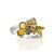 Honey Amber Ring In Sterling Silver The Bee, Ring Size: 4 / 15, image 