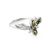 Wonderful Green Amber Ring In Sterling Silver The Verbena, Ring Size: 4 / 15, image 