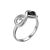 Sterling Silver Ring With Cherry Amber The Amour, Ring Size: 4 / 15, image 