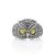 Cute Silver Ring With Honey Amber The Owl, Ring Size: 5 / 15.5, image 
