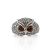 Wonderful Silver Ring With Cherry Amber The Owl, Ring Size: 4 / 15, image 