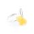 Refined Amber Ring In Sterling Silver The Dandelion, Ring Size: 4 / 15, image 