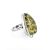 Stunning Handcrafted Amber Ring In Sterling Silver The Lagoon, Ring Size: 5.5 / 16, image 