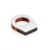 Stylish Amber Ring With Nacre The Magma, image 