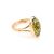 Refined Amber Ring In Gold The Sophia, Ring Size: 9.5 / 19.5, image 