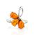 Refined Amber Ring In Sterling Silver The Dandelion, Ring Size: 5 / 15.5, image 