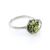 Amazing Amber Ring In Sterling Silver With Crystals The Swan, Ring Size: 4 / 15, image 