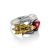 Sterling Silver Ring With Cherry Amber The Bee, Ring Size: 6 / 16.5, image 