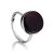 Adjustable Silver Ring With Cherry Amber The Furor, Ring Size: Adjustable, image 