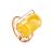 Golden Cocktail Ring With Bold Amber Stone The Picasso, Ring Size: Adjustable, image 
