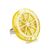 Кольцо из серебра 925 пробы с натуральным янтарём «Апельсин» б/р, Ring Size: Adjustable, image 