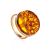 The Tree Of Life Ring Made With Amber and Gold-Plated Silver, Ring Size: 13 / 22, image 