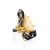 Voluptuous Gold-Plated Cocktail Ring With Mammoth Ivory The Era, Ring Size: Adjustable, image 