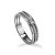 White Gold Ring With Diamond Pavé, Ring Size: 6 / 16.5, image 