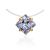 Invisible Necklace With Crystal In Gold The Aurora, Length: 38, image 