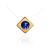Invisible Necklace With Golden Pendant The Aurora, Length: 40, image 