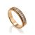 Channel Set Diamond Ring In Gold, Ring Size: 7 / 17.5, image 