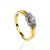 Diamond Statement Ring In Gold, Ring Size: 8 / 18, image 